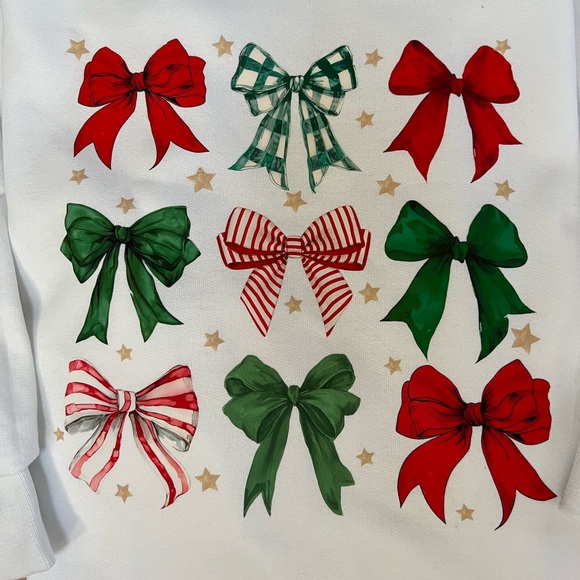 Sweet bow Christmas crewneck - Picture 2 of 2